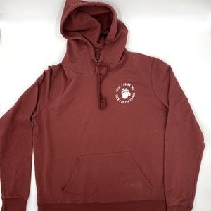 Cute burgundy hoodie!